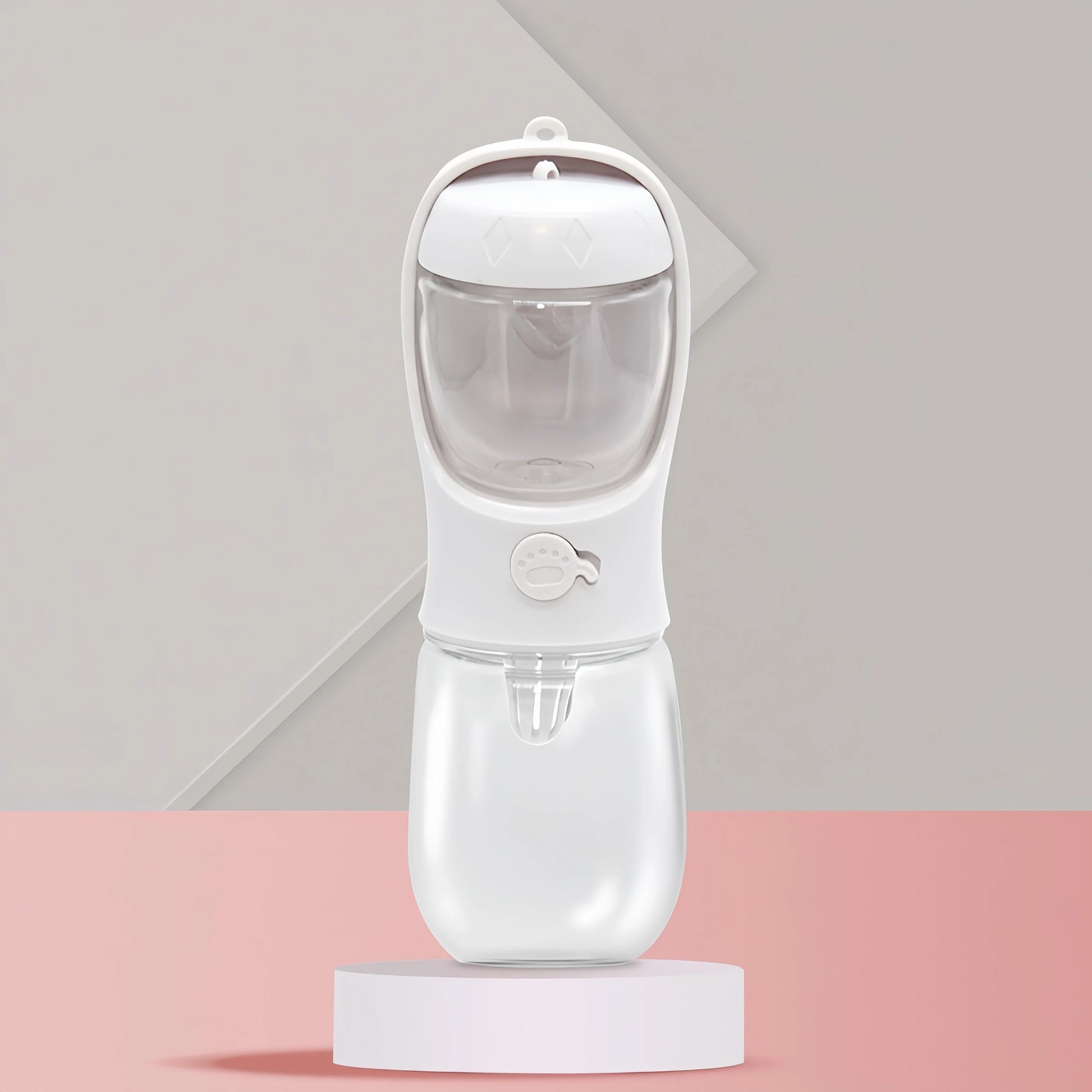 On-the-Go Dog Water Bottle & Feeder – Portable, Leakproof, Easy One-Hand Use