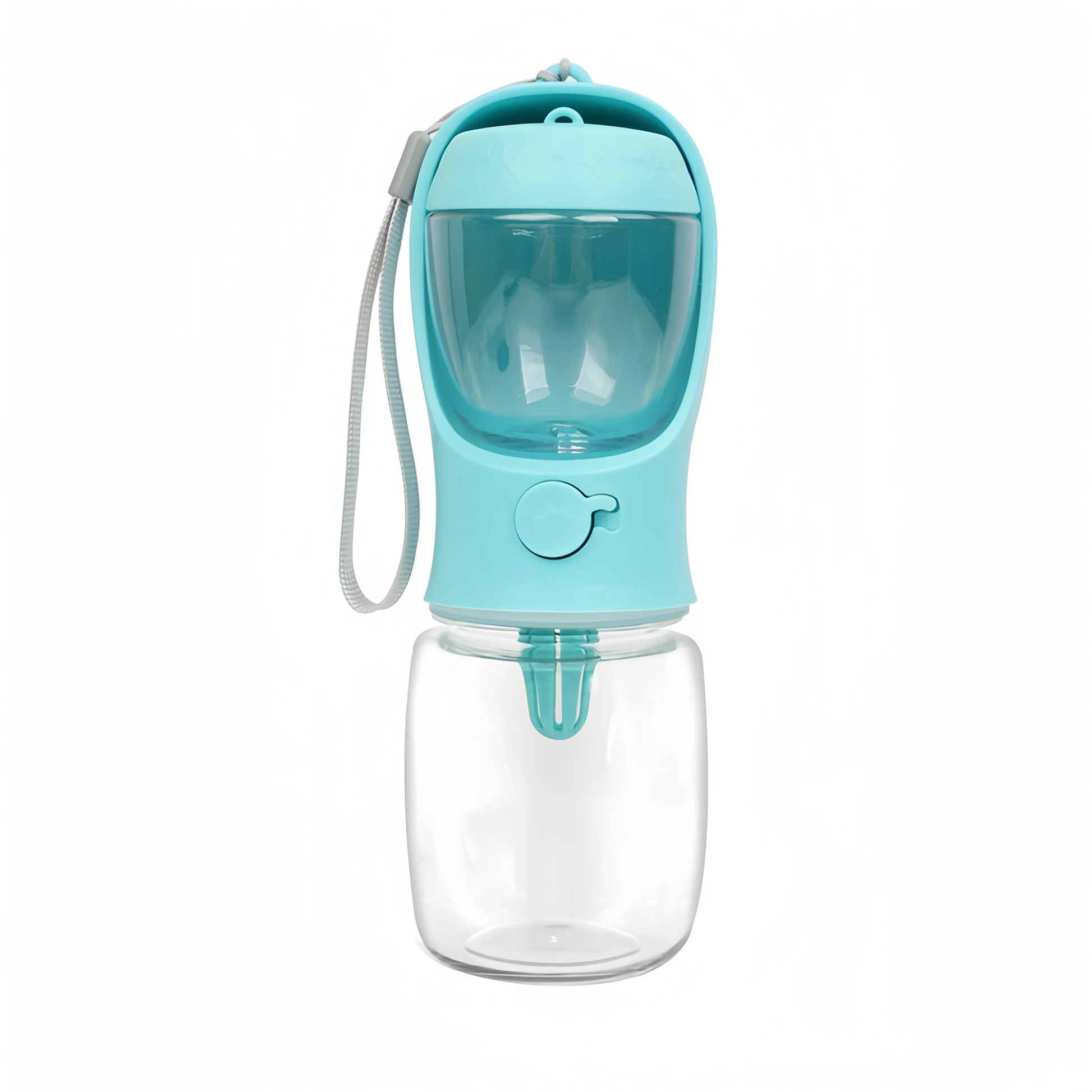 On-the-Go Dog Water Bottle & Feeder – Portable, Leakproof, Easy One-Hand Use